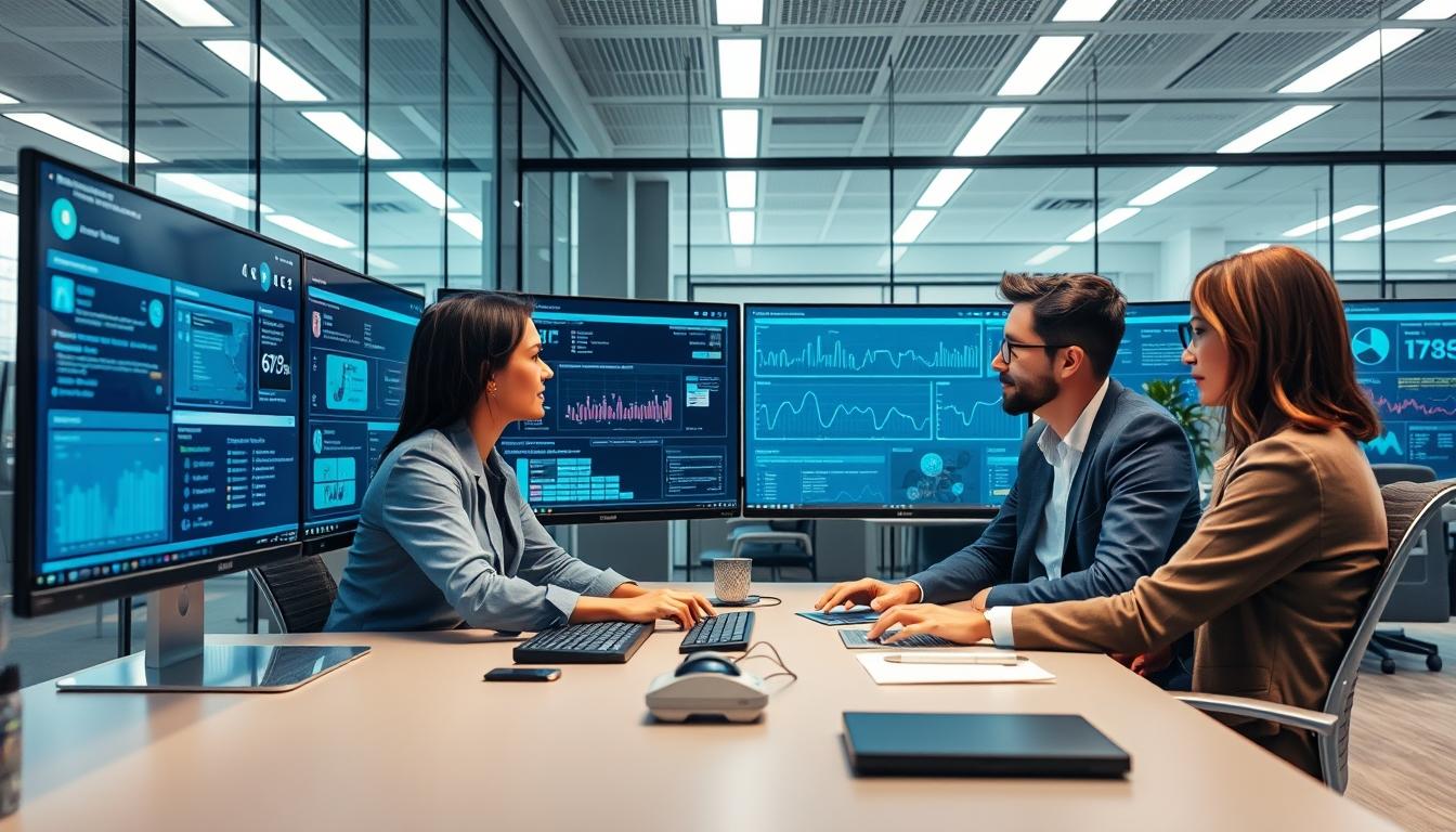 Enterprise software dashboards and business process automation